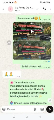 Testimonial Papan Bunga cipayung